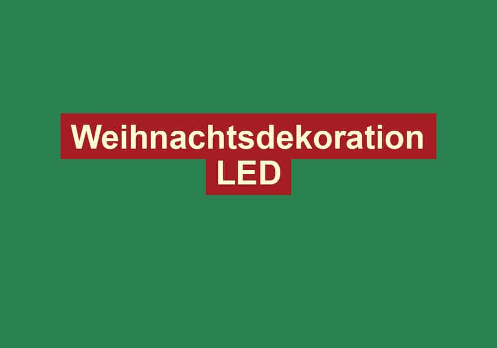 weihnachtsdekoration led