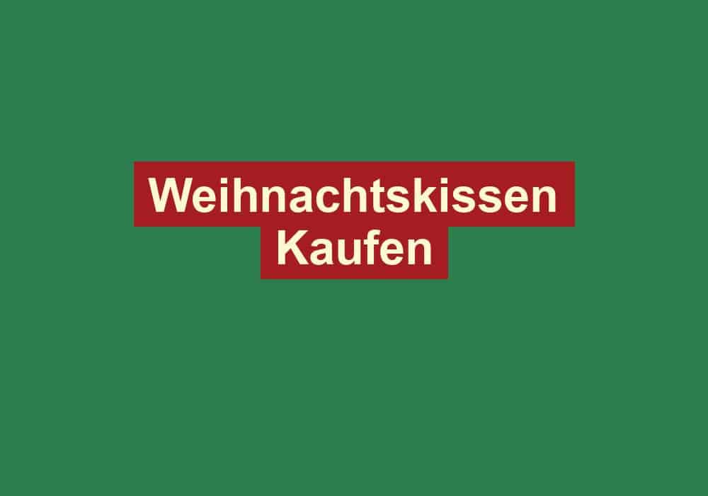 weihnachtskissen kaufen