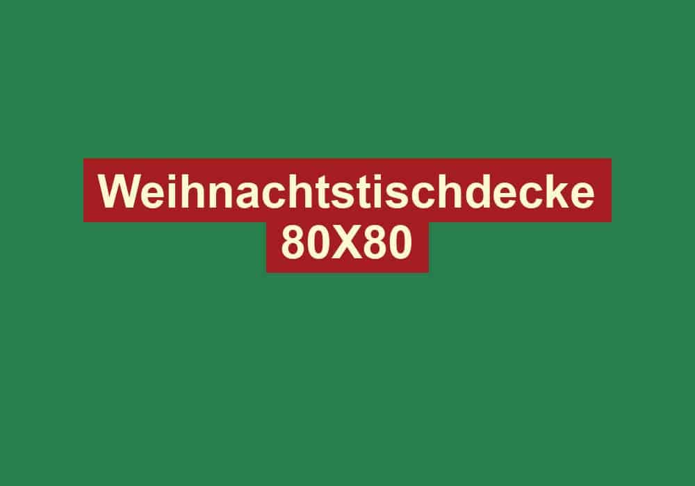 weihnachtstischdecke