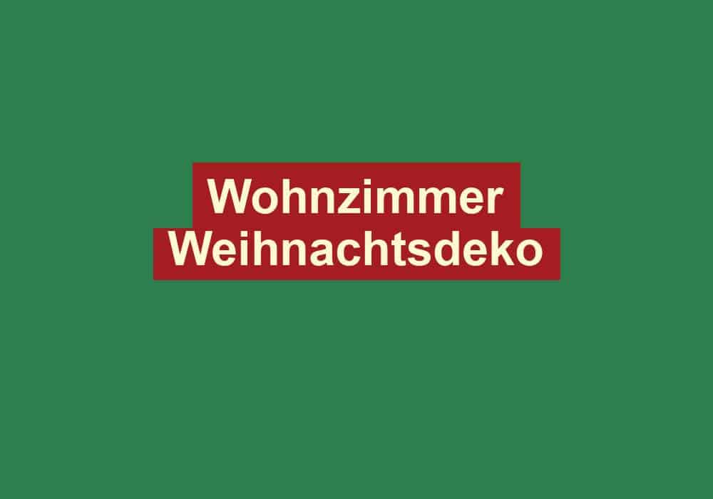 wohnzimmer weihnachtsdeko