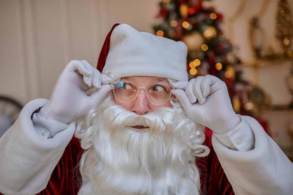 Weihnachtsmann Brille (depositphotos.com/de)