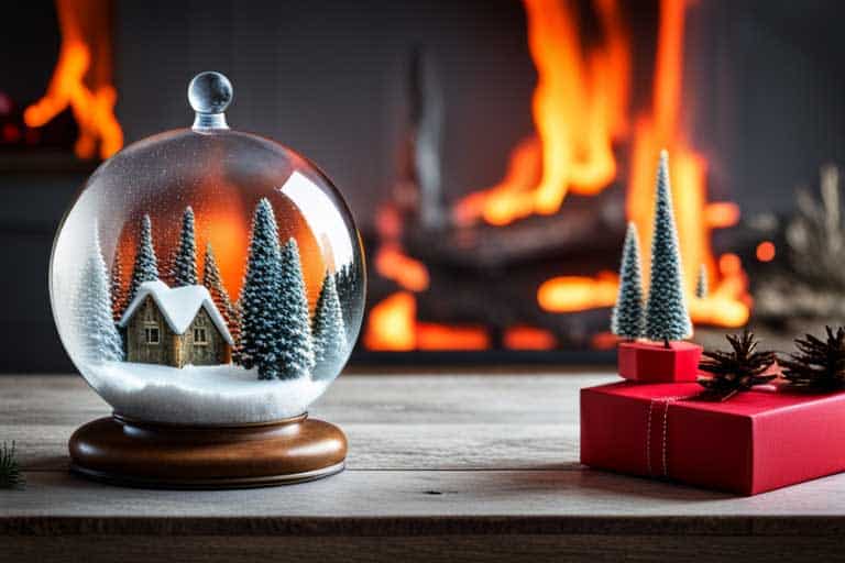 Winterschneekugel