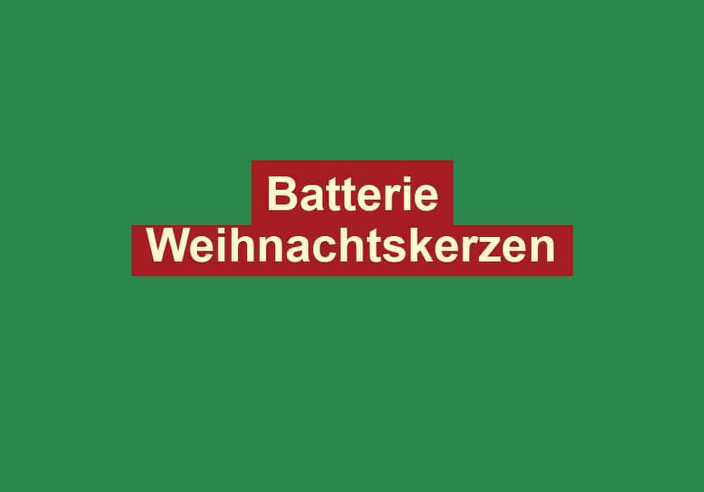 batterie weihnachtskerzen