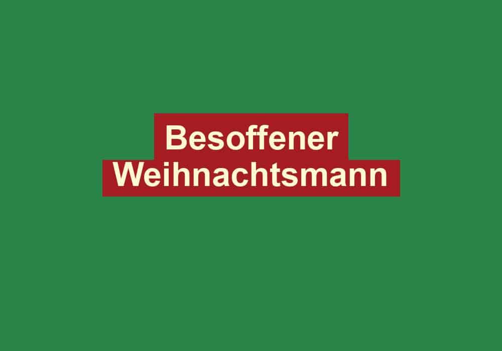 besoffener weihnachtsmann