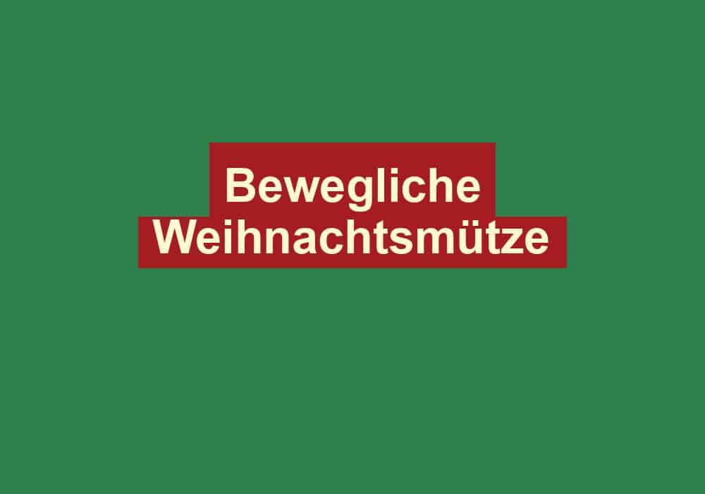 bewegliche weihnachtsmuetze