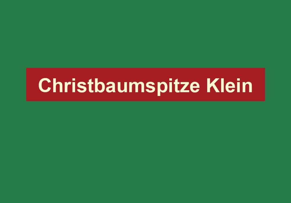 christbaumspitze klein