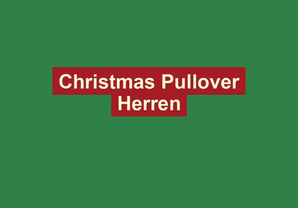 christmas pullover herren