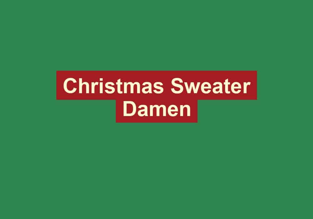 christmas sweater damen