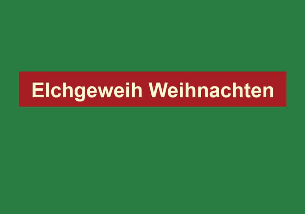 elchgeweih weihnachten