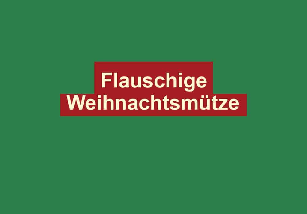 flauschige weihnachtsmuetze