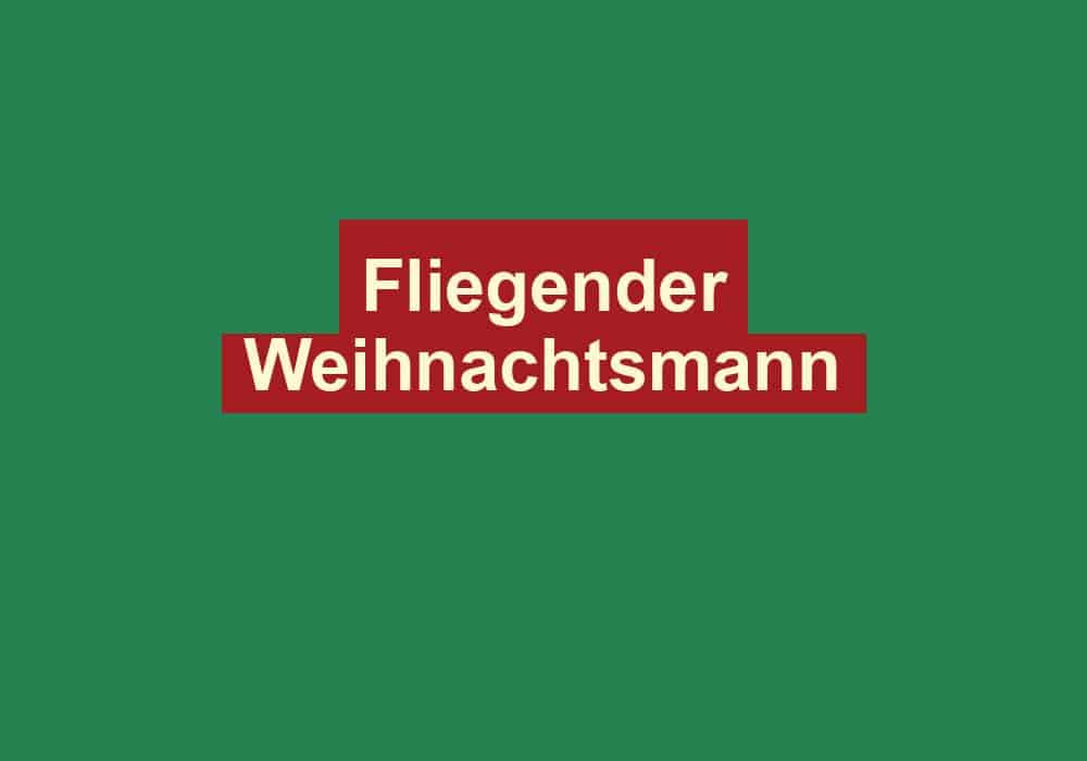 fliegender weihnachtsmann