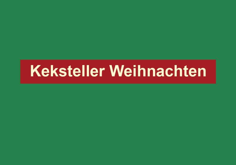 keksteller weihnachten