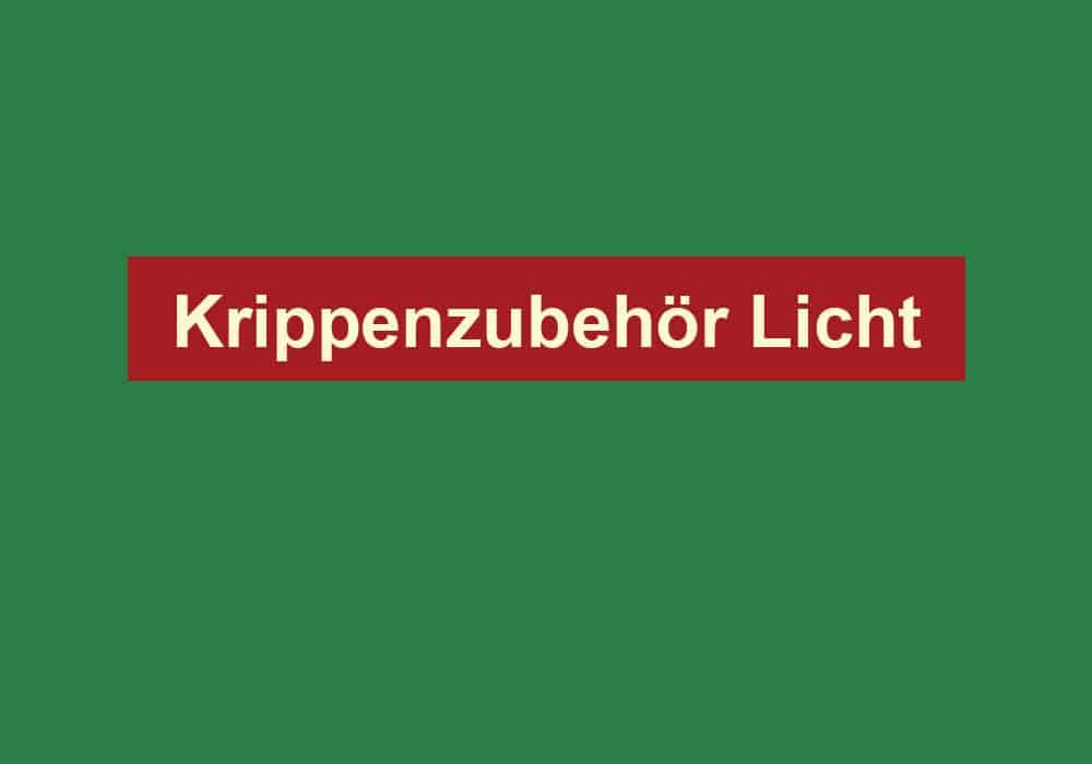 krippenzubehoer licht