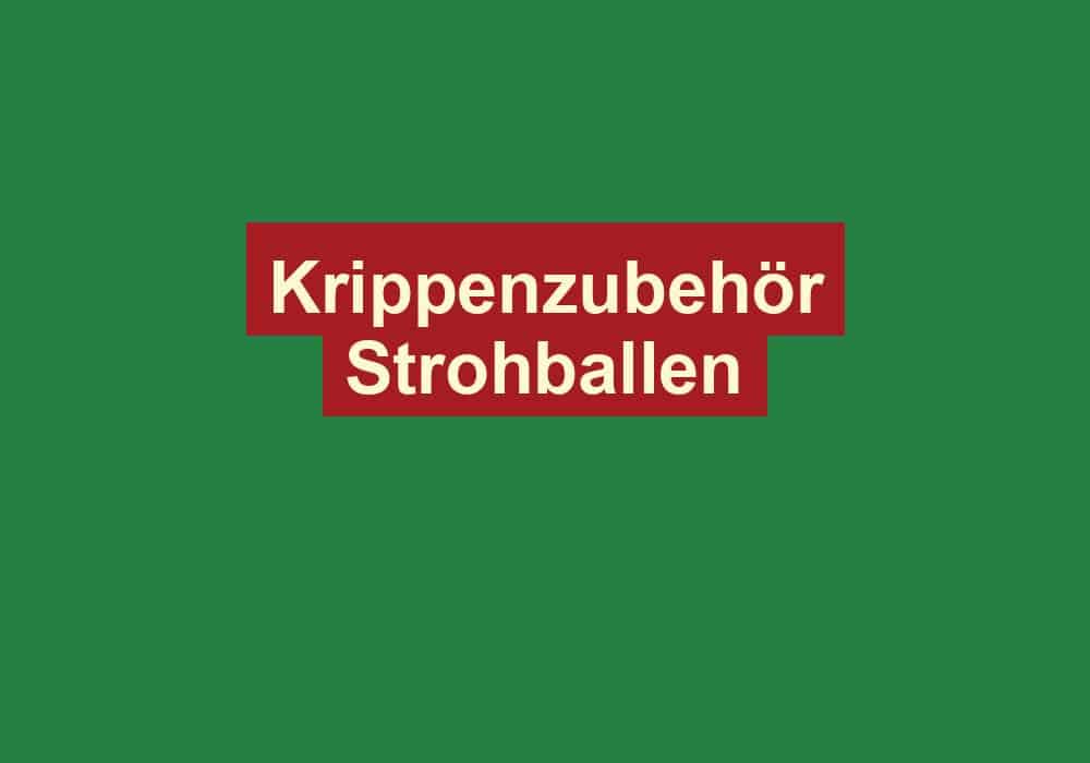 krippenzubehoer strohballen