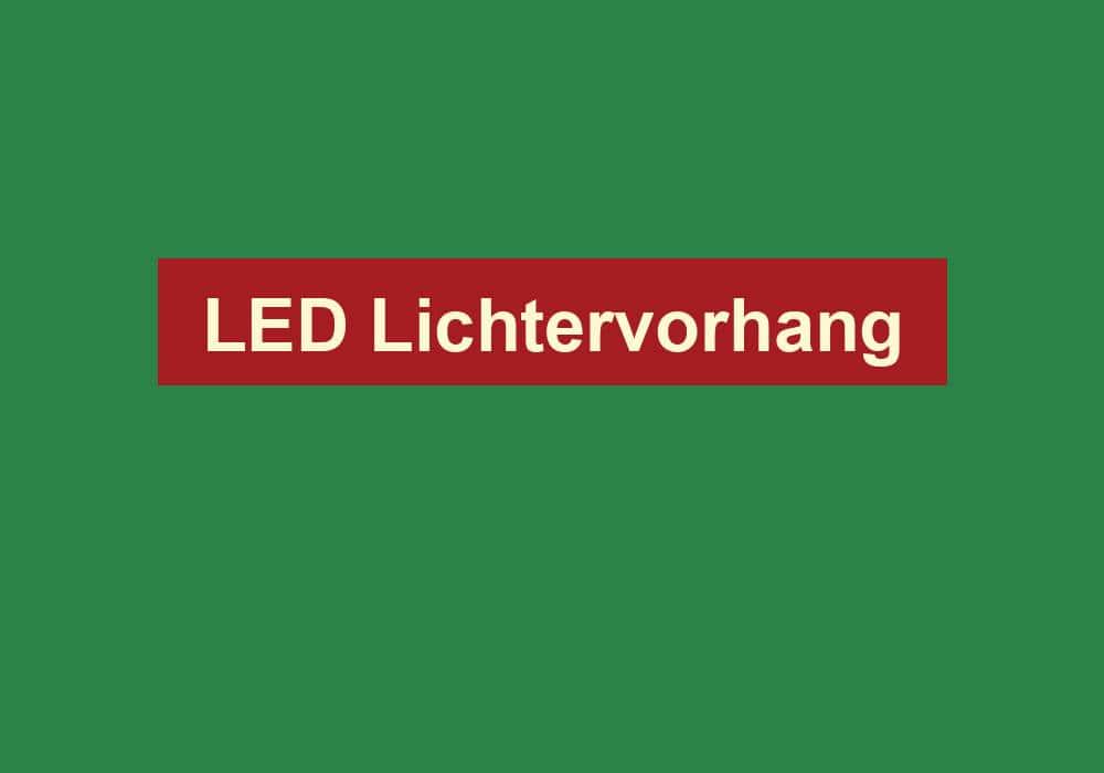 led lichtervorhang