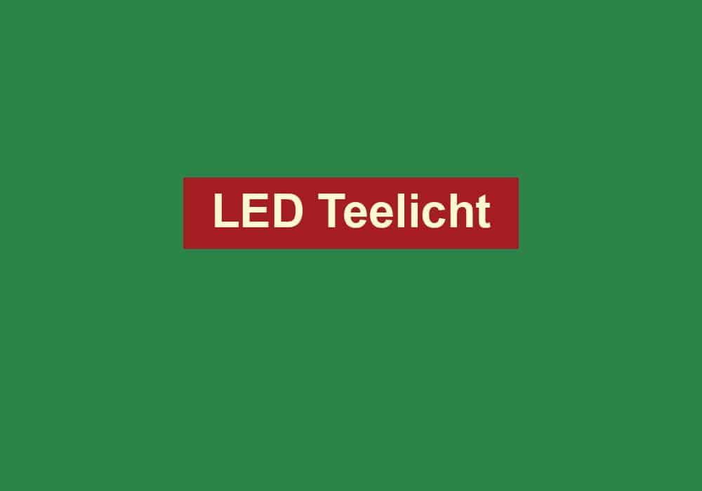 led teelicht