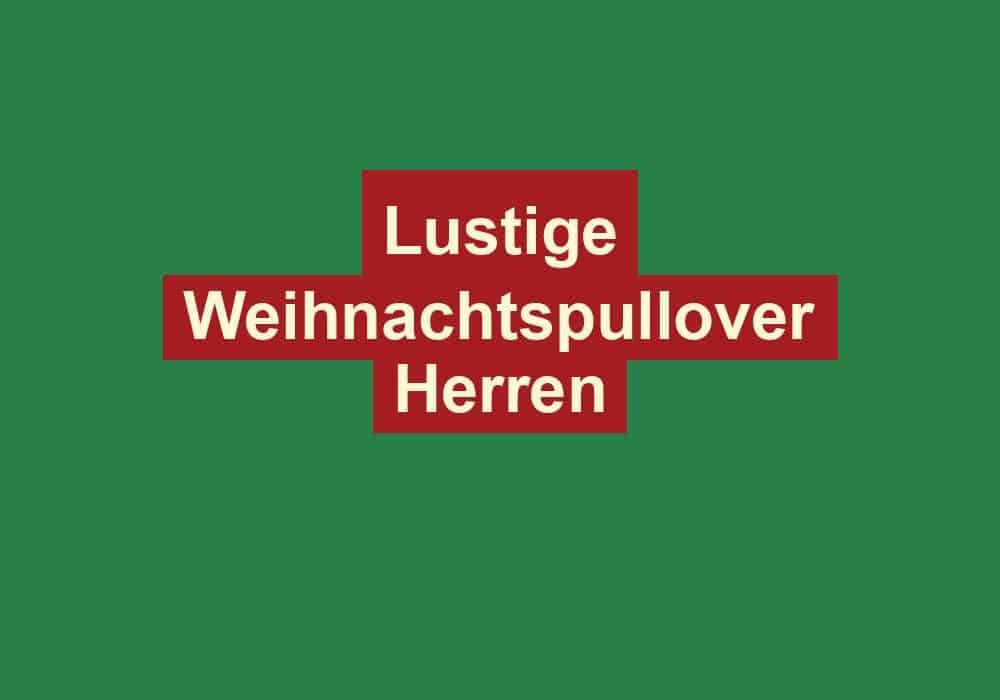 lustige weihnachtspullover herren