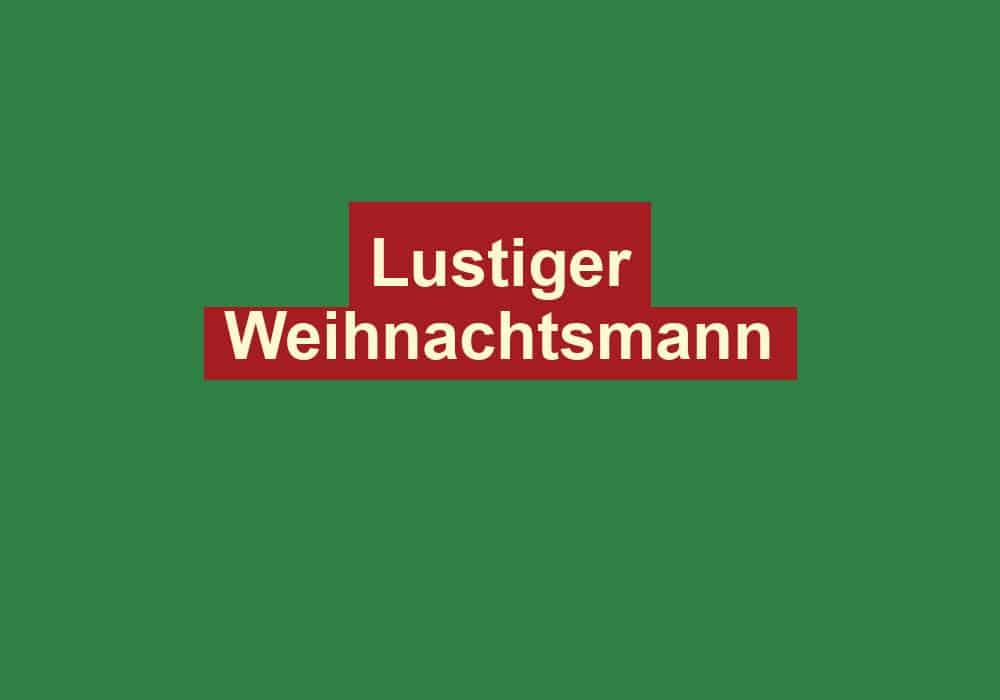 lustiger weihnachtsmann
