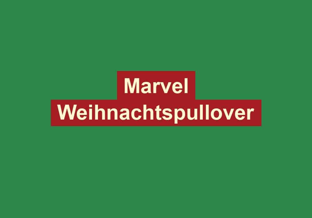 marvel weihnachtspullover