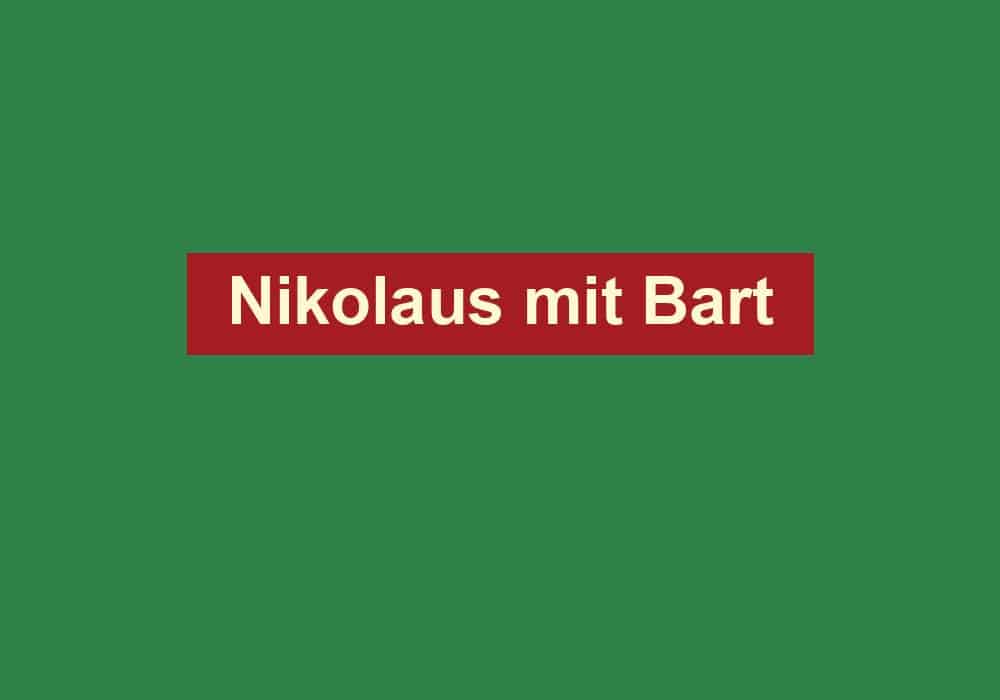 nikolaus mit bart
