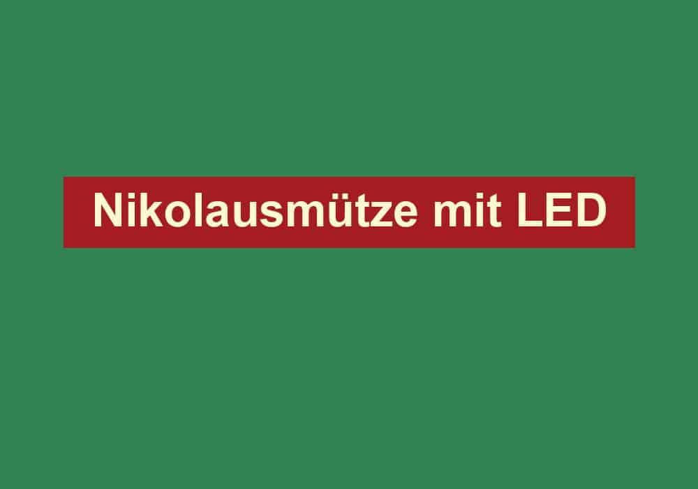 nikolausmuetze mit led
