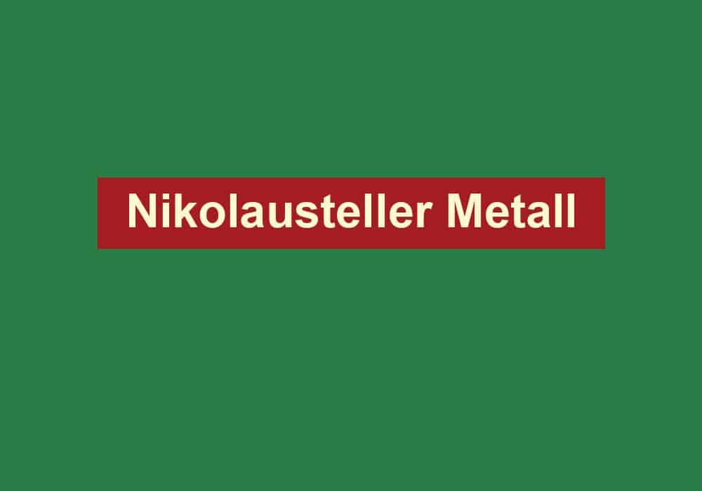 nikolausteller metall