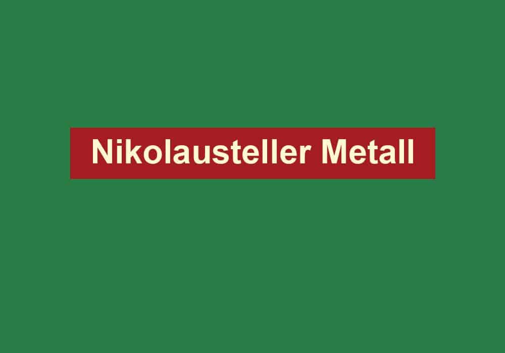 nikolausteller metall