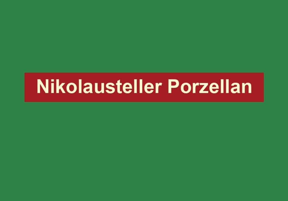 nikolausteller porzellan