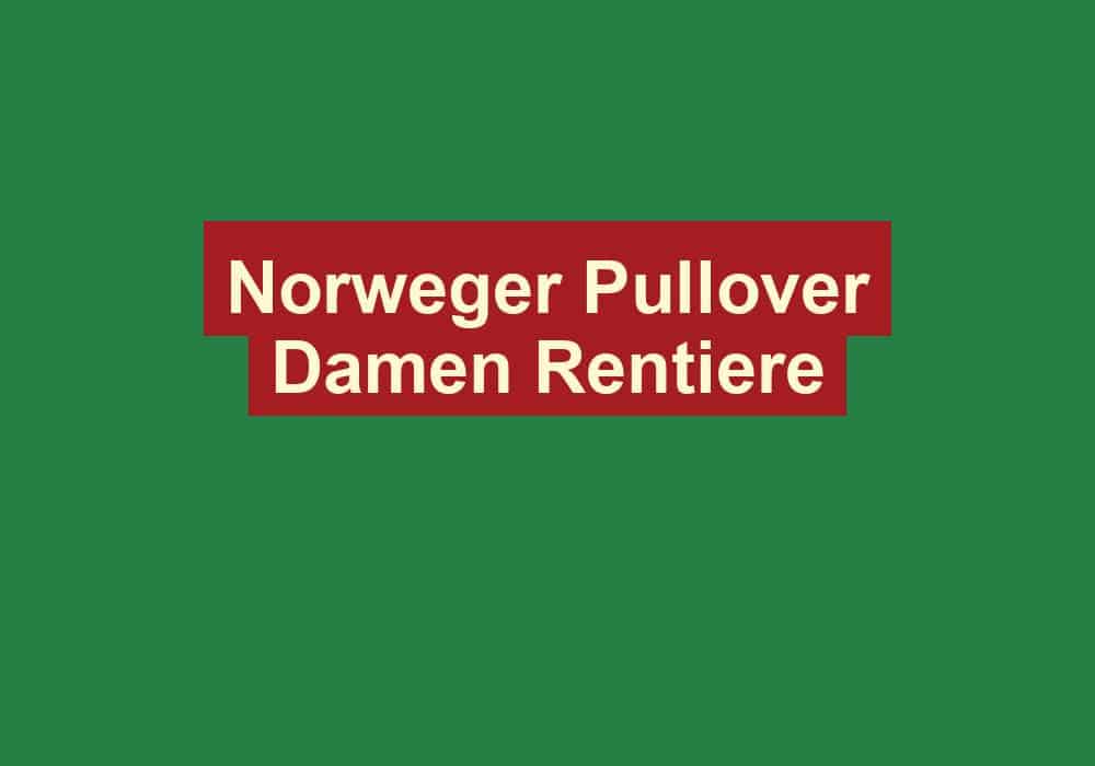 norweger pullover damen rentiere
