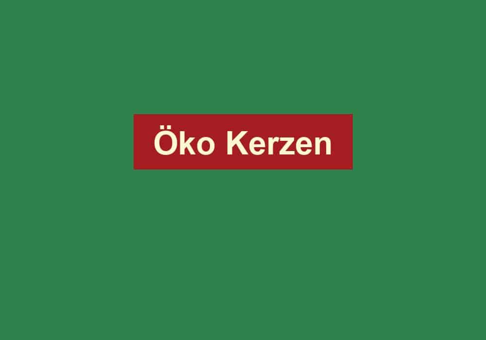 oeko kerzen