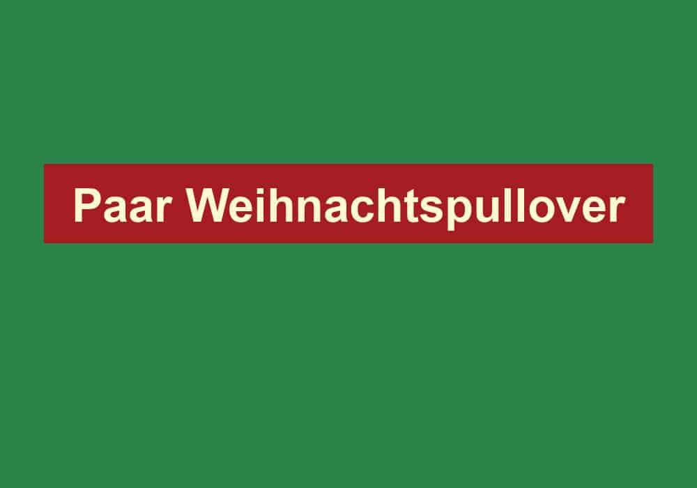 paar weihnachtspullover