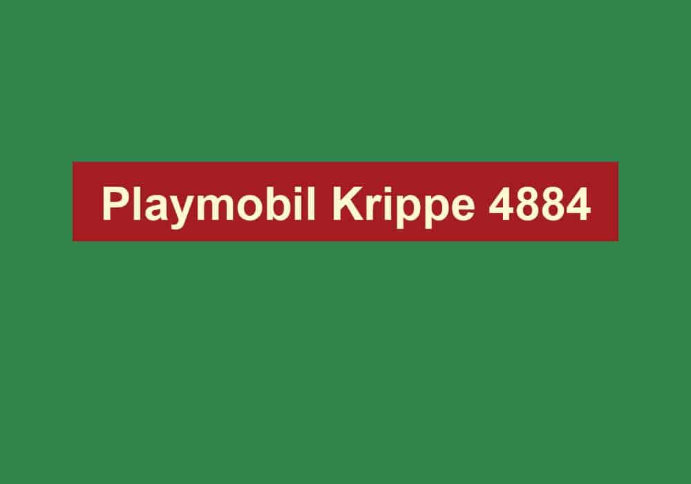 playmobil krippe 4884