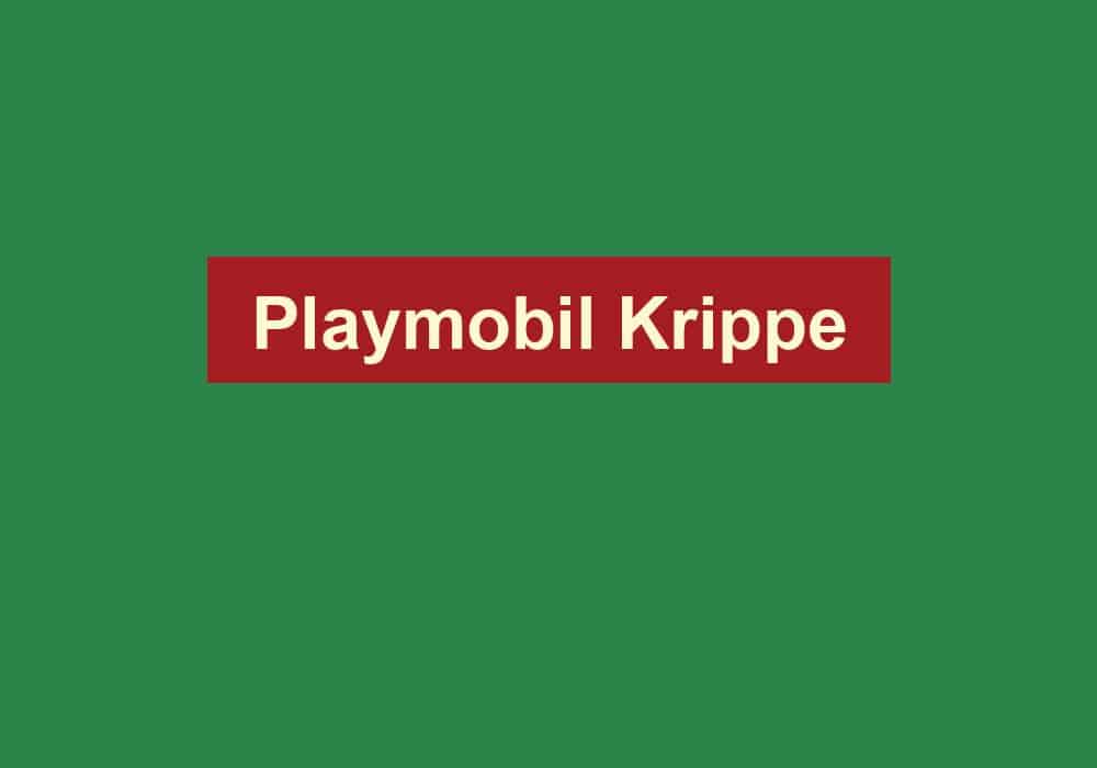 playmobil krippe