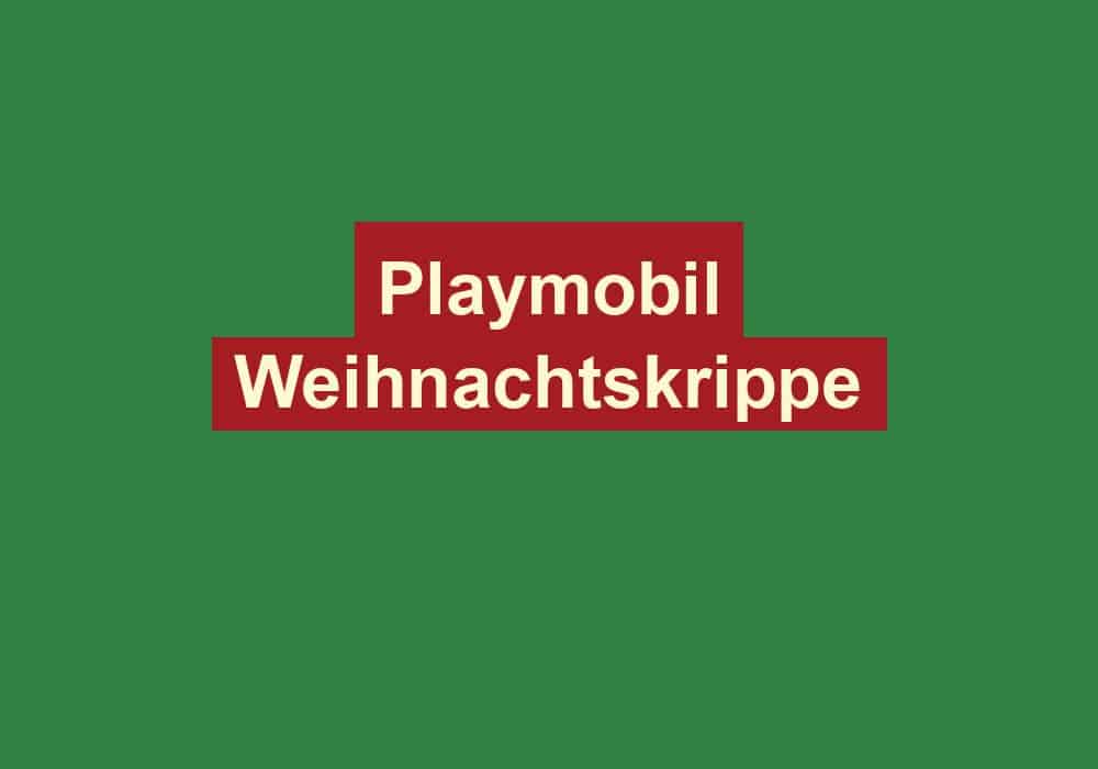 playmobil weihnachtskrippe