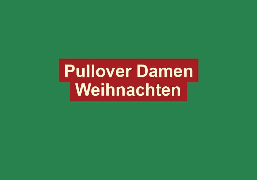pullover damen weihnachten