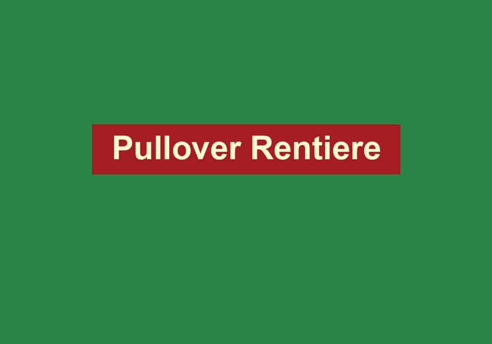 pullover rentiere