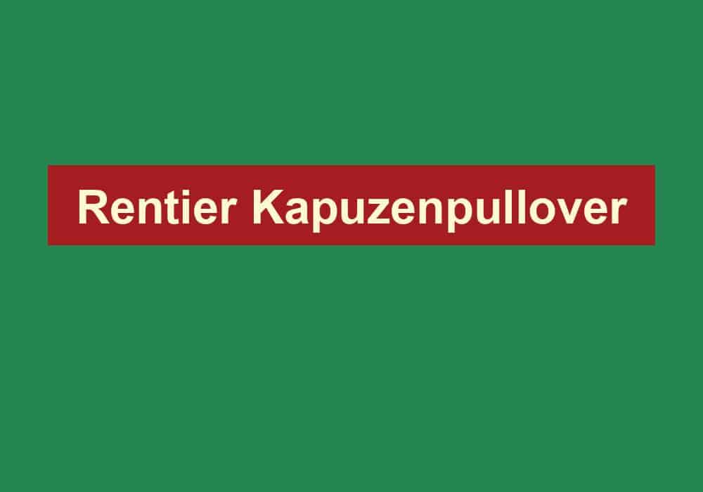 rentier kapuzenpullover