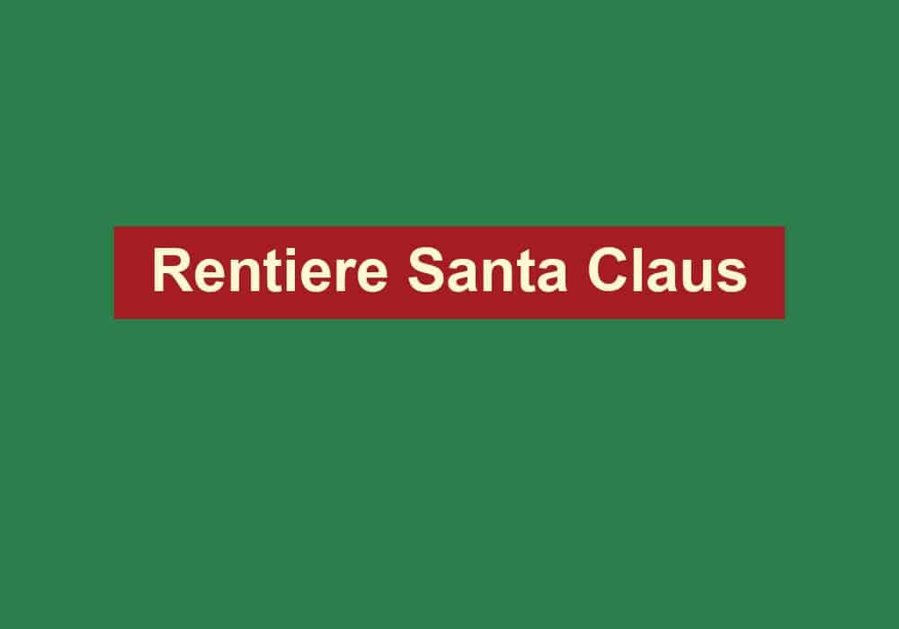 rentiere santa claus