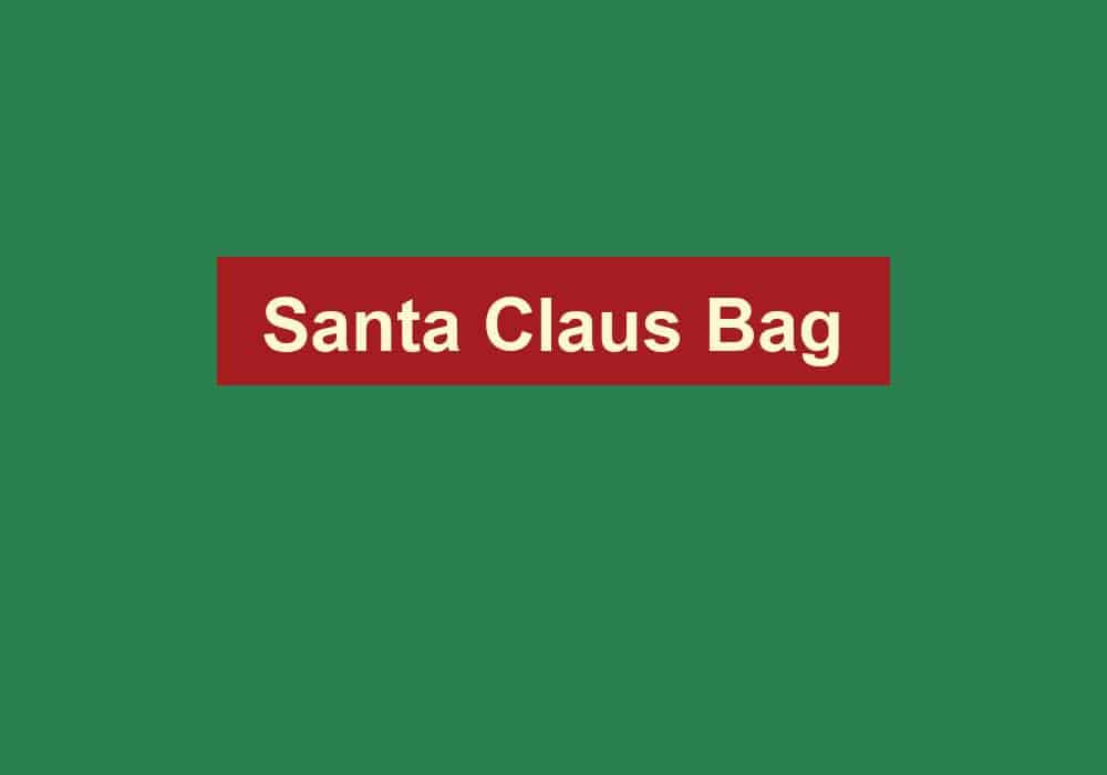 santa claus bag