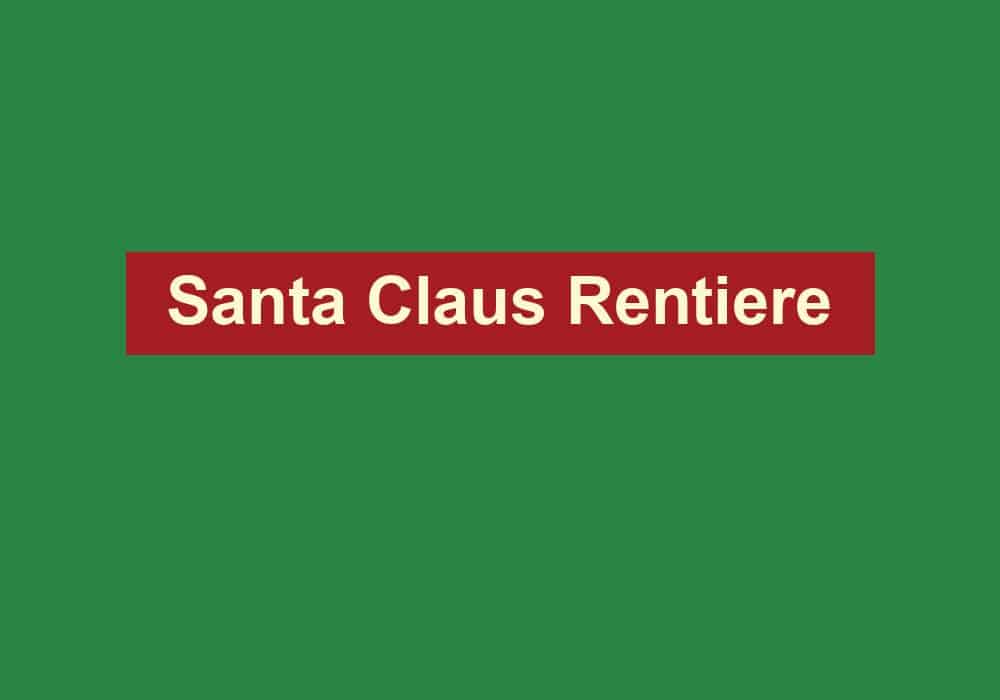 santa claus rentiere