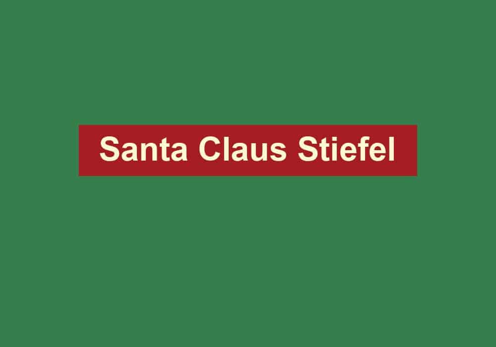 santa claus stiefel
