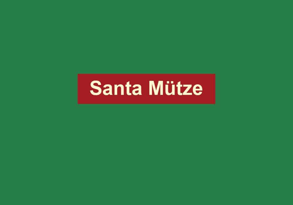 santa muetze