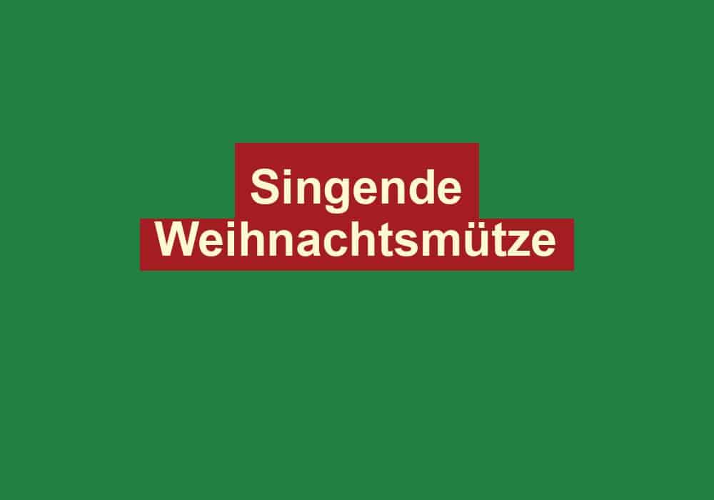 singende weihnachtsmuetze
