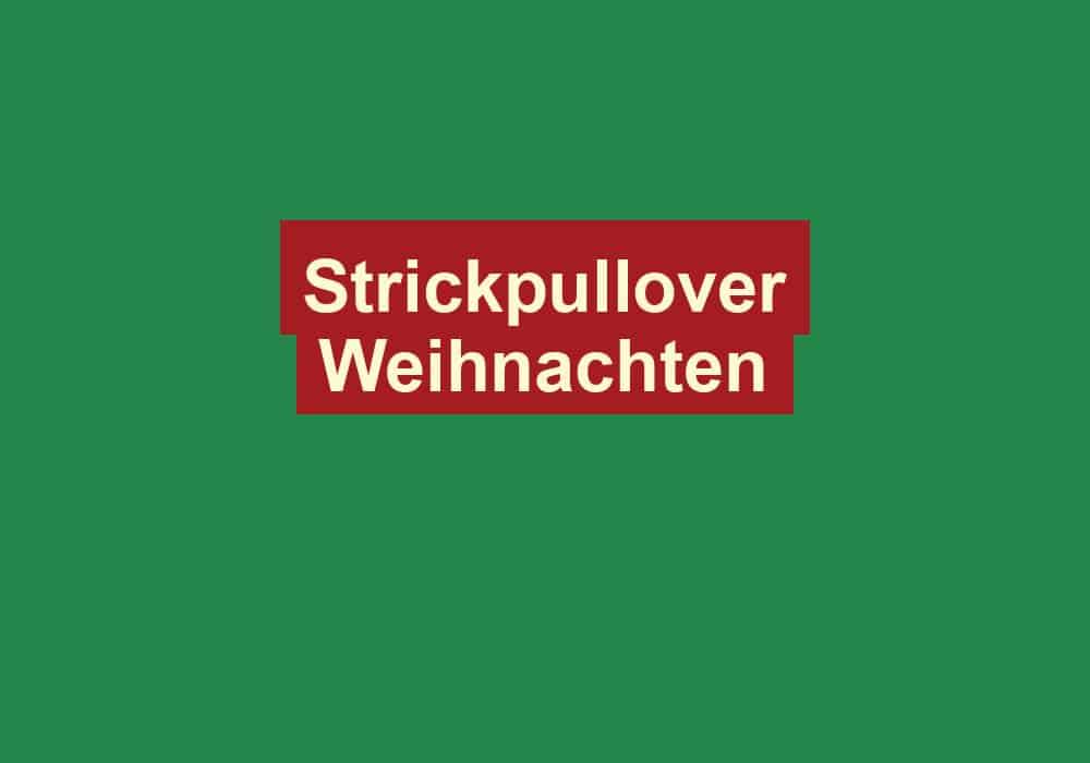 strickpullover weihnachten