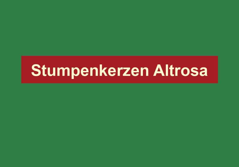 stumpenkerzen altrosa