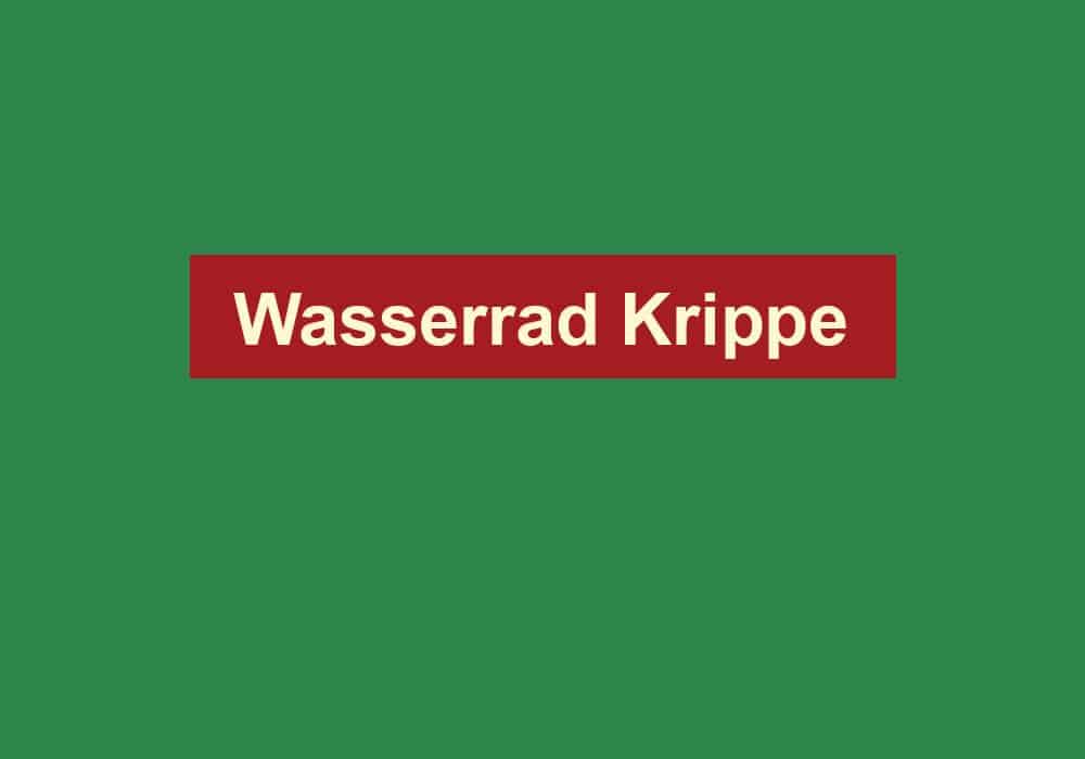 wasserrad krippe