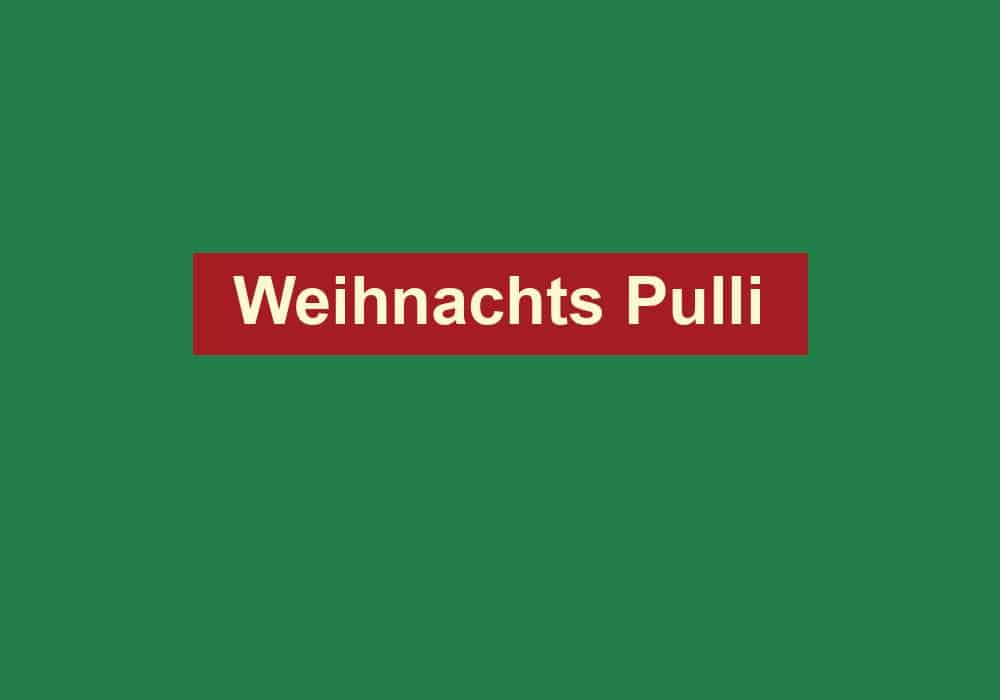 weihnachts pulli
