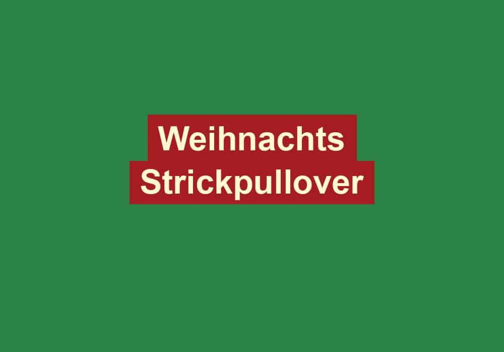 weihnachts strickpullover