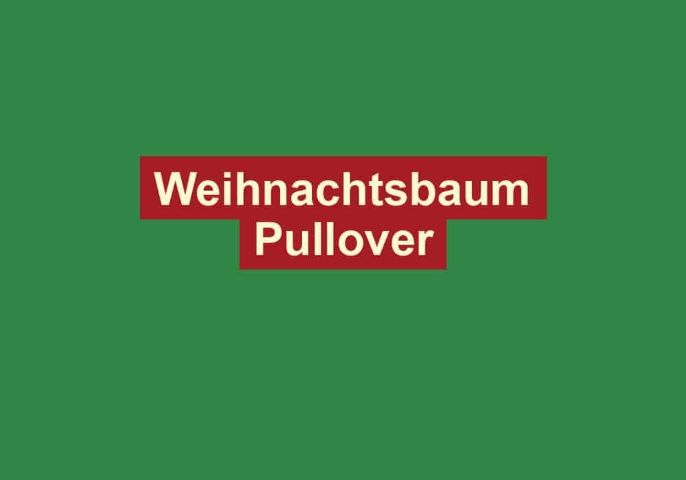 weihnachtsbaum pullover