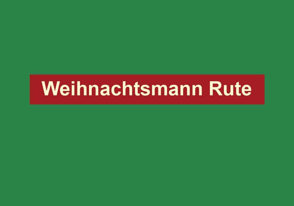 weihnachtsmann rute